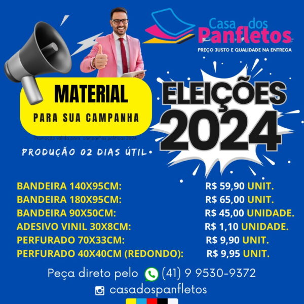 Material Campanha eleições 2024