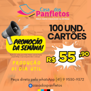 CARTÃO COLORIDO